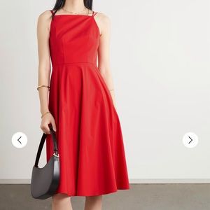 THEORY SZ 10 STRETCH COTTON BLEND MINI DRESS